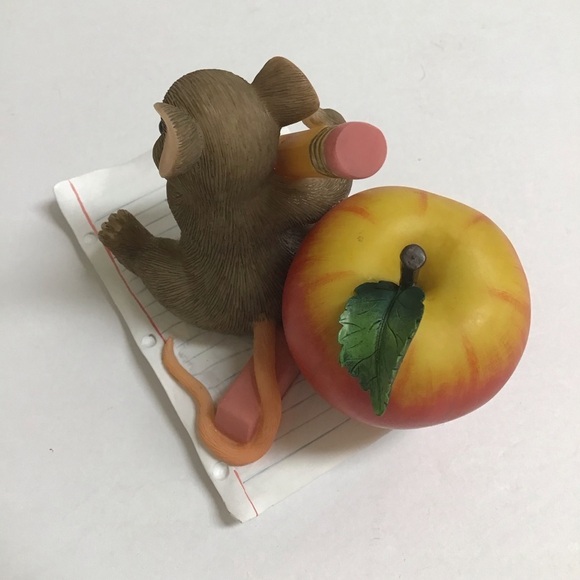 Fitz & Floyd Charming Tails Mouse Figurine You've Taught Me So Much Teacher Gift - Picture 8 of 16